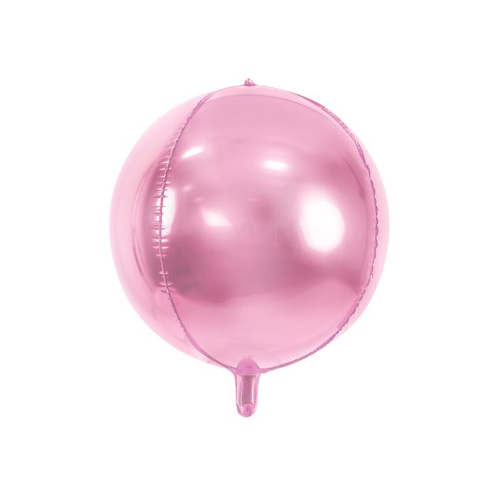 Metallisk pink folieballon - 40 centimeter