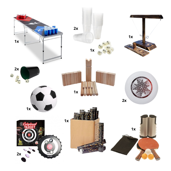 Studenterkørsel underholdnings pakke