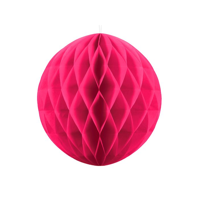 Honeycomb I Mørk Pink - 20 cm