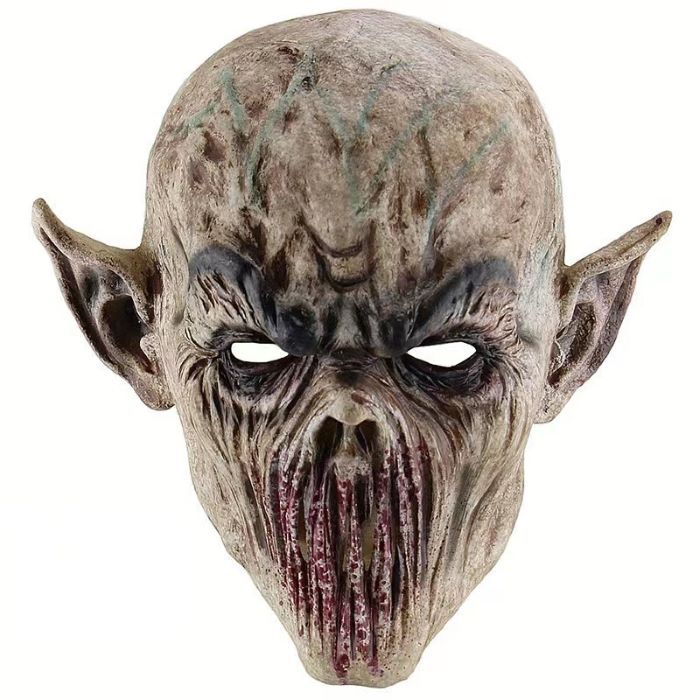 Uhyggelig halloween goblin maske 