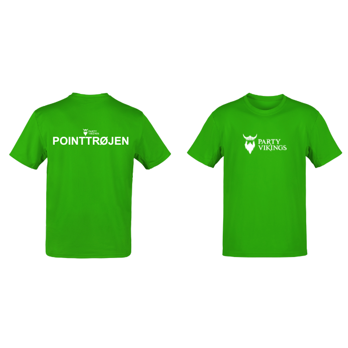 Grøn point t-shirt - unisex