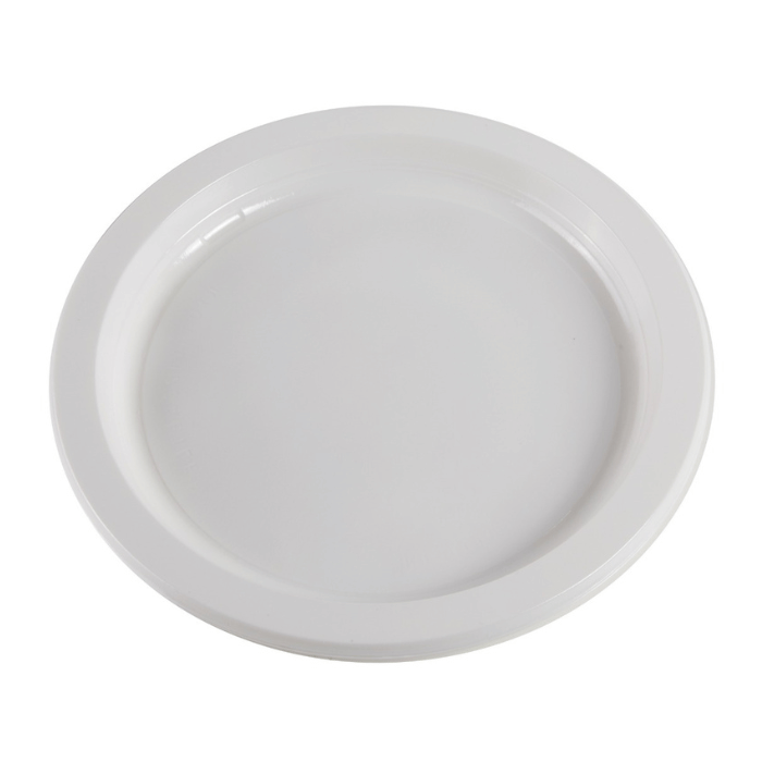 Ø22 cm tallerken 50x plastik genanvendelig