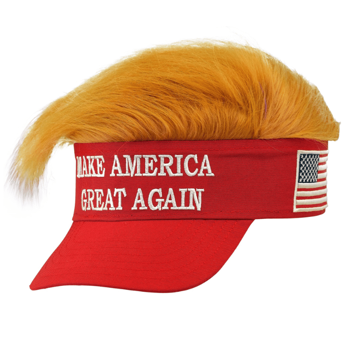 MAGA solkasket med hår