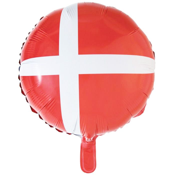 Dannebrog Folieballon - 46 cm