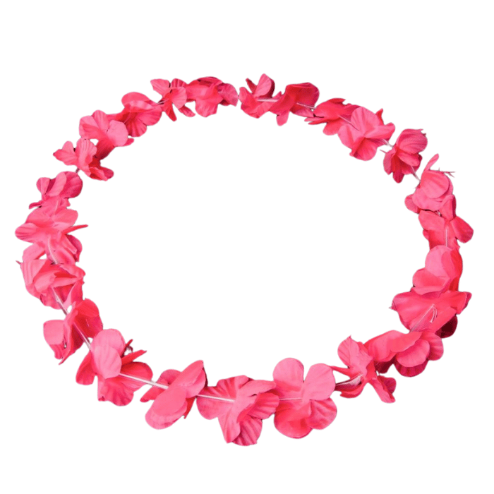 Hawaii krans neon halskæde pink uv