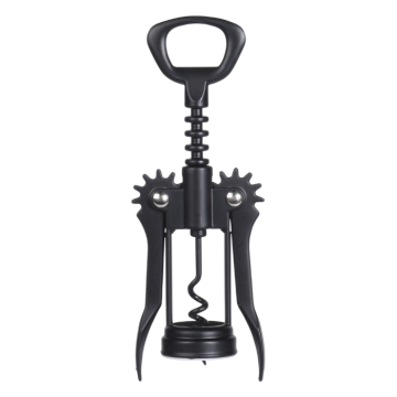 Sort metal proptrækker m. vinger 