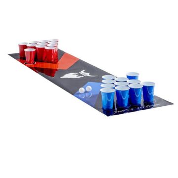 Beer Pong Bane Sæt PartyVikings - inkl. Dug, cups & Beer pong bolde