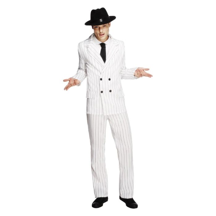 Hvid gangster kostume