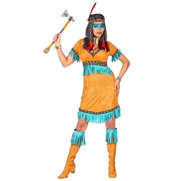 Enkelt indianerkjole til damer