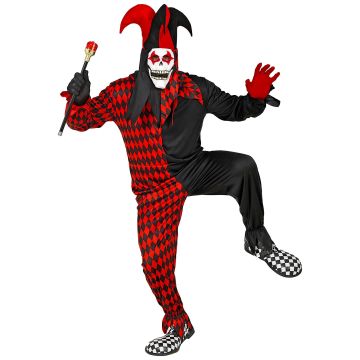 Ondt harlekin-kostume til herrer