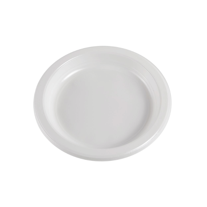 Ø16,5 cm tallerken 25x plastik genanvendelig