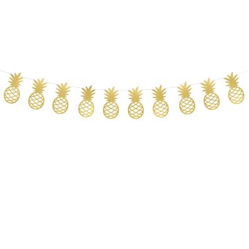 Hawaii Guld Ananas Guirlande
