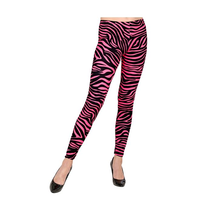 Neon pink 80'er leggings kvinder