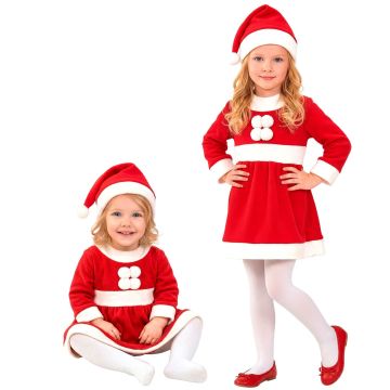 Sød julepige kostume til de mindste