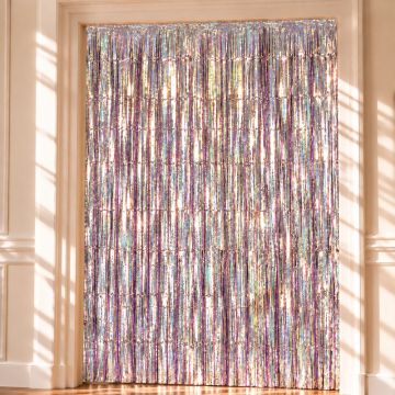 Holografisk Glimmerforhæng - 100 x 240 cm