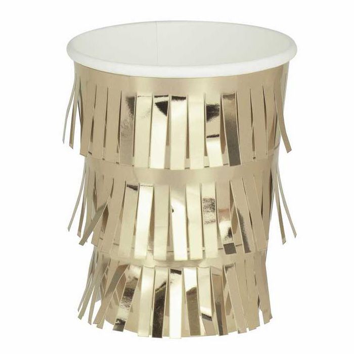 Frynse Krus i Guld 8x - 265 ml