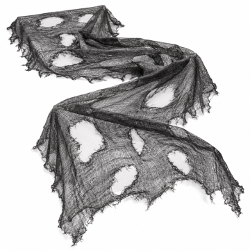 Flosset sort halloween-dug 60x300 cm