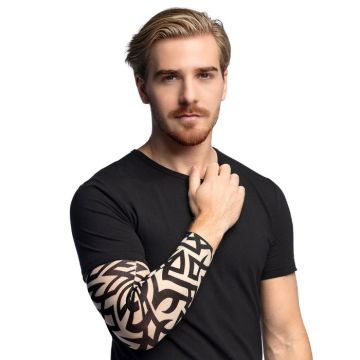 Tribal tatoverings ærme - 40 cm