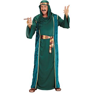 Grønt sheik-kostume til herre