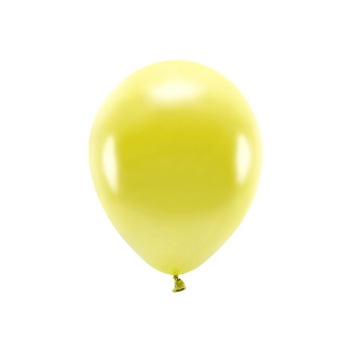 Metallic Gul Balloner 10x - 30 cm 