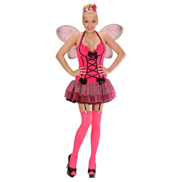Sommerfuglekostume til damer i pink