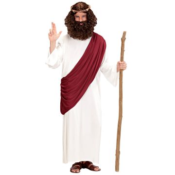 Messias kostume til voksne i hvid