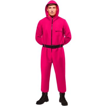 Squid Game® Guard Kostume Pink