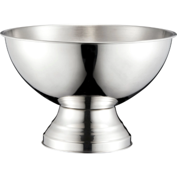 Opbevarings bowle sølv blank - 40x30 cm