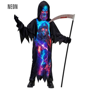 Neon dødsengel-kostume til drenge