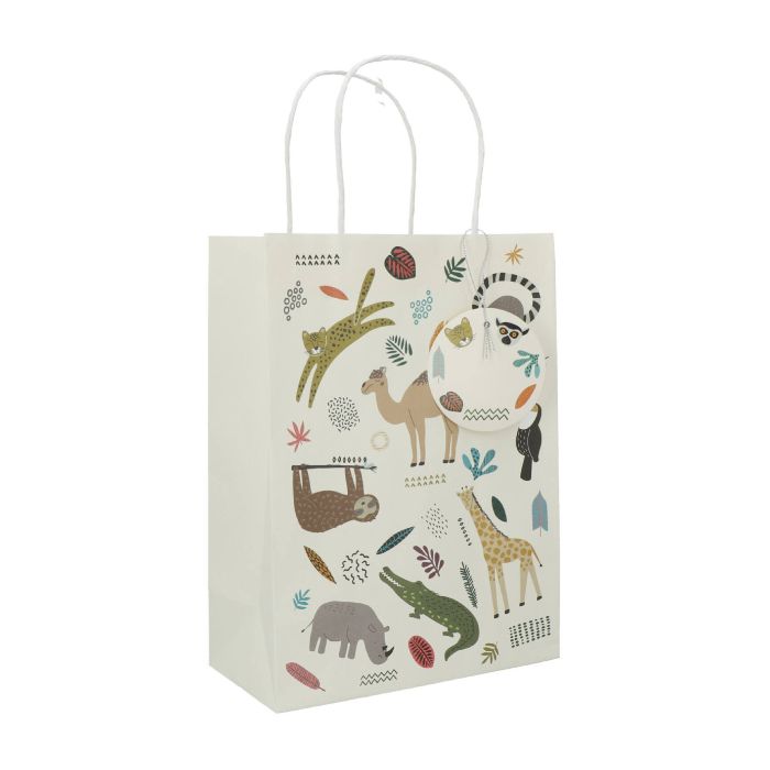Gaveposer med zoo motiver 6x - 27x20 cm
