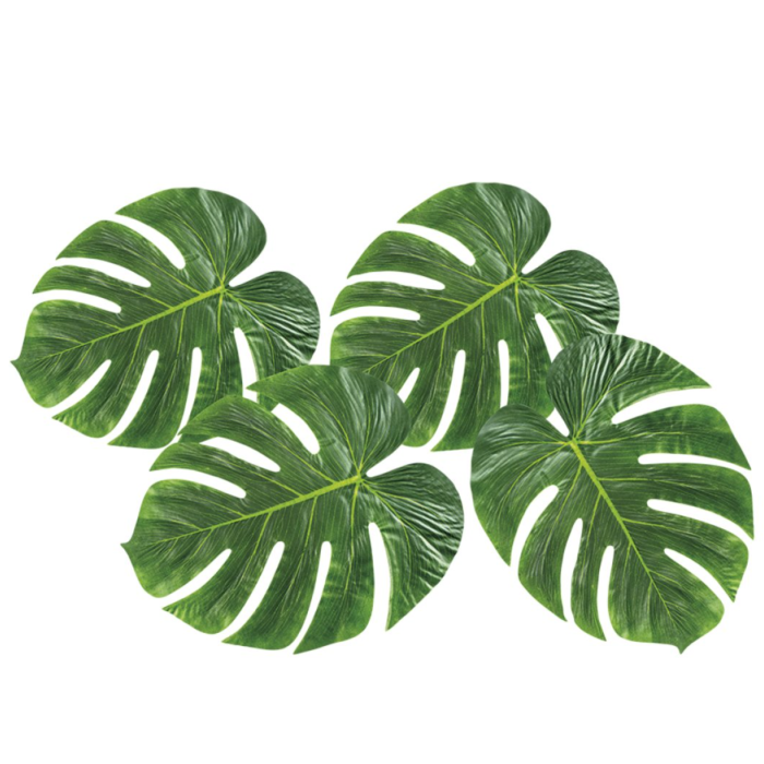 Monstera dekorations blade 4x
