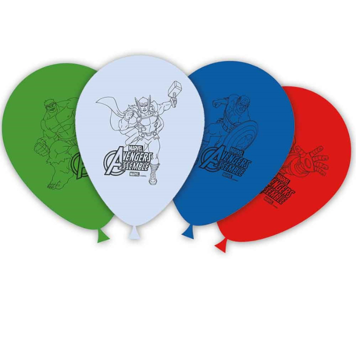 Avengers Infinity Stones balloner 27 cm - 8 stk