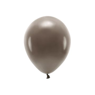 Pastel brune balloner 10x - 30 cm