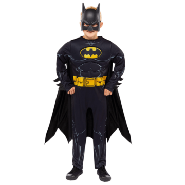Batman® Classic sort kostume til børn