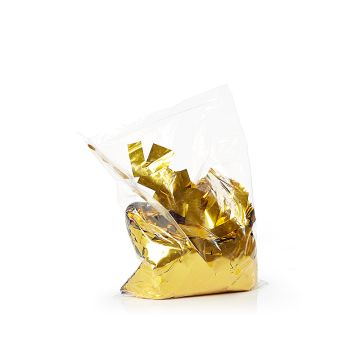 Guld Konfetti 1 kg metallic rektangulær