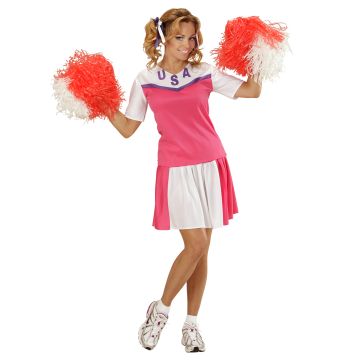 USA cheerleader kostume til damer