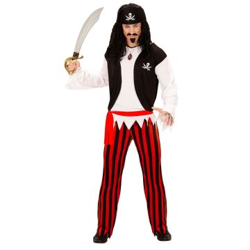 Klassisk sørøver kostume til herrer