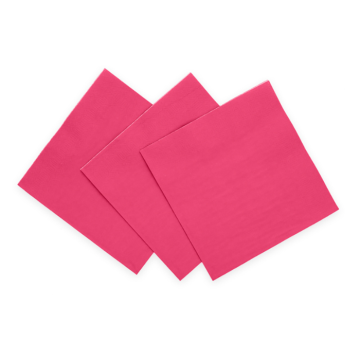 Hot pink servietter 20x - 33x33cm