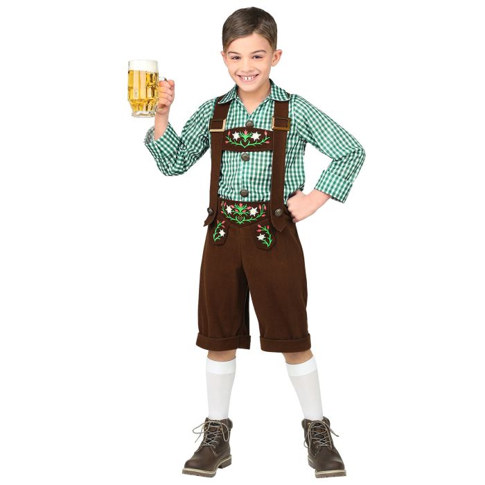 Bayersk lederhosen-kostume til drenge
