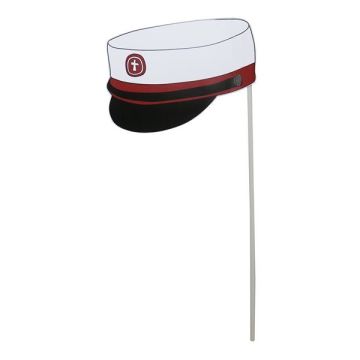 Rød Studenterhue Flag 10x - 50 cm 