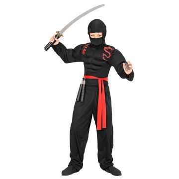 Muskelninja kostume til drenge