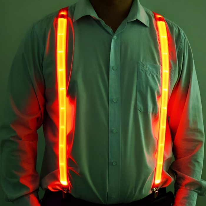 Røde LED seler neon 
