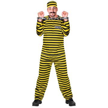 Fangekostume i gul til herrer