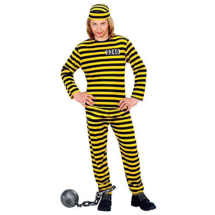 Fangekostume i gul til drenge