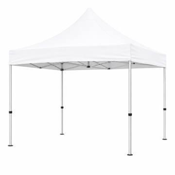Udendørs stærk pavillon 3x3 m hvid - 20 kg 