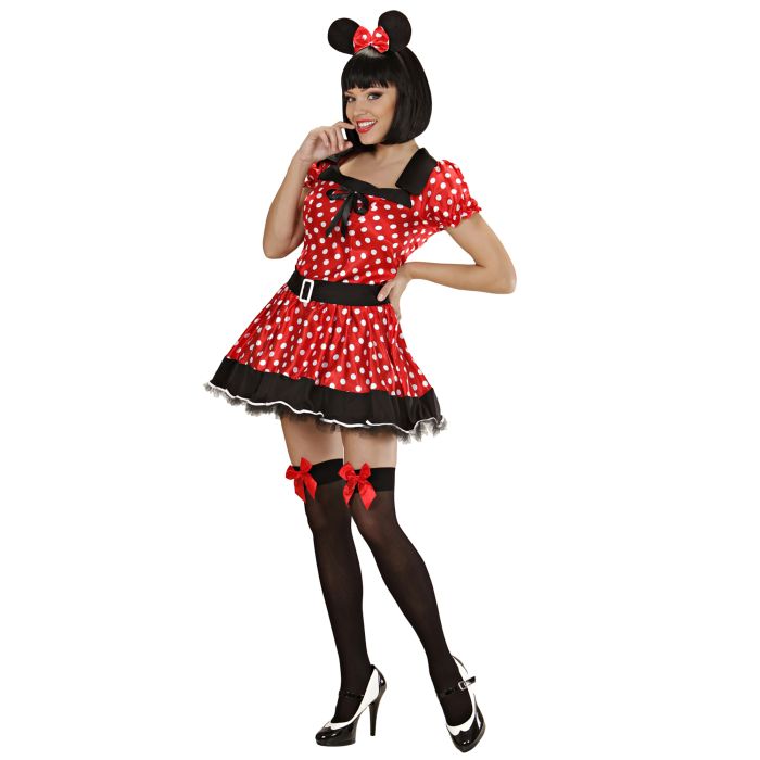Musekostume med underkjole til kvinder