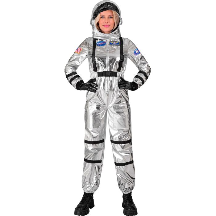 Sølv astronautkostume til damer