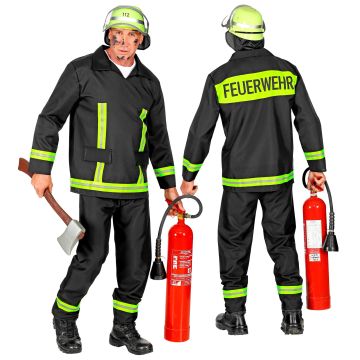 Tysk brandmand kostume til herrer