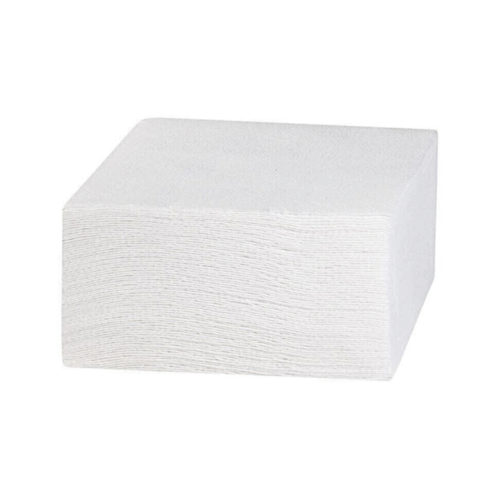 20x20 cm servietter 150x hvide 2-lags