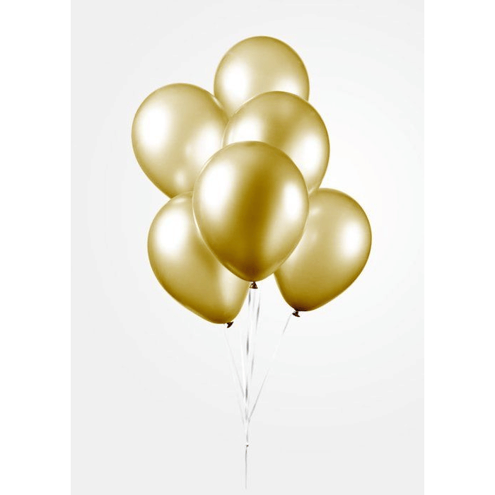 Metallic guld balloner 100x - 33 cm